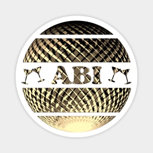 Abi - Abitur in gold Magnet